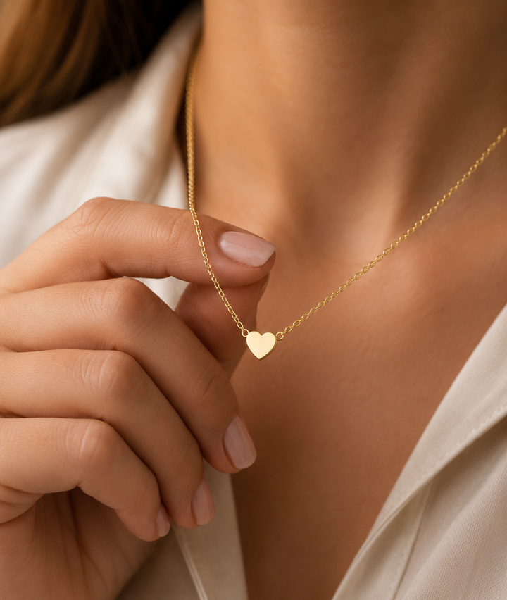 Collier Cœur Minimaliste