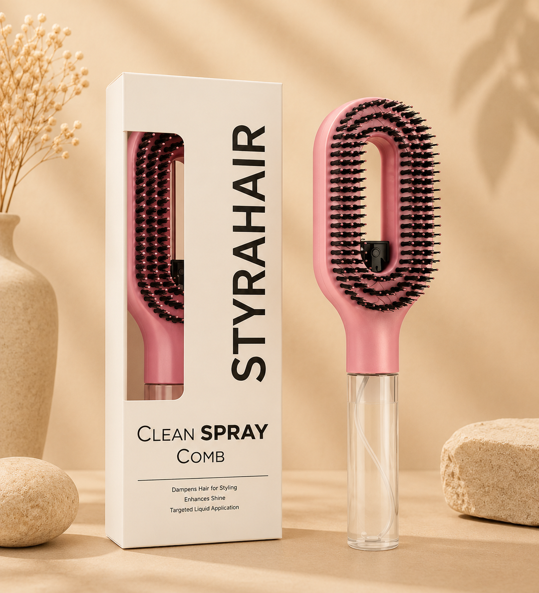 StyraHair – Brosse Spray 2-en-1